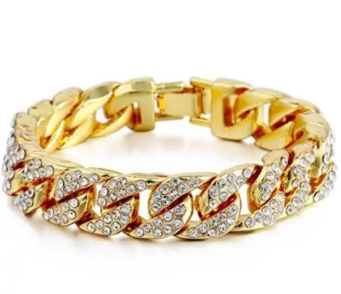 Luxotica Men Gold Bracelet